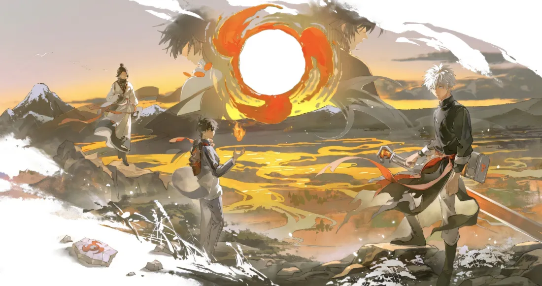 2k姜明子壁纸｜日月同错背景图片 - 古风山水剑客「哲风壁纸」