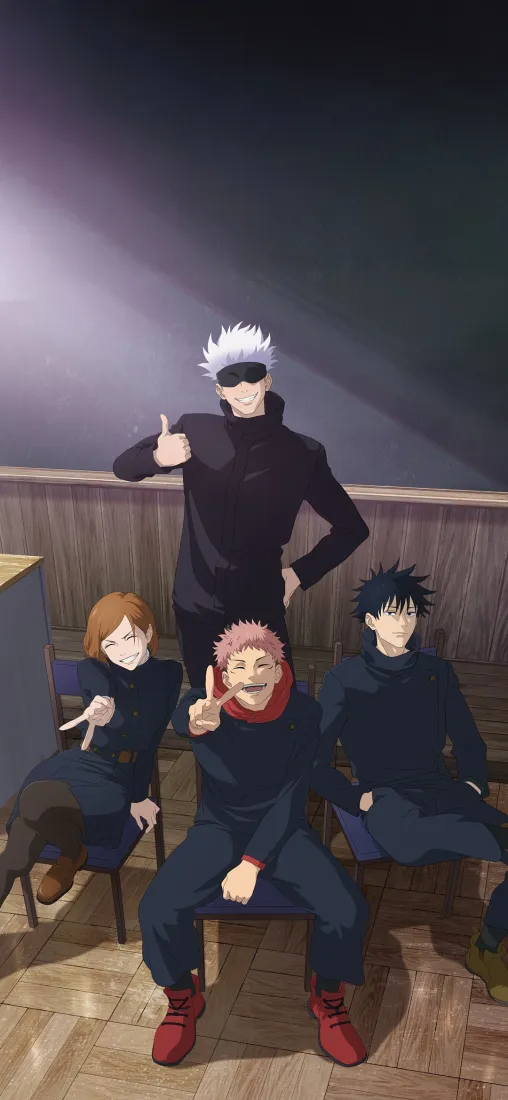 咒术回战手机壁纸｜教室背景图片 - 五条悟虎杖悠仁「哲风壁纸」