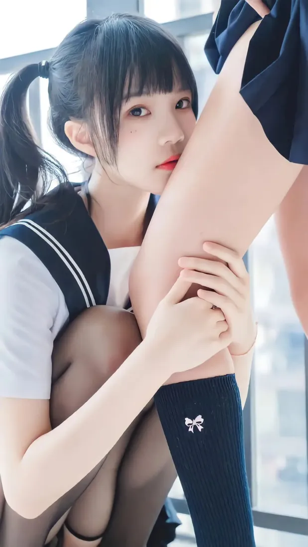 姐妹花手机壁纸｜校服背景图片 - 清纯少女「哲风壁纸」