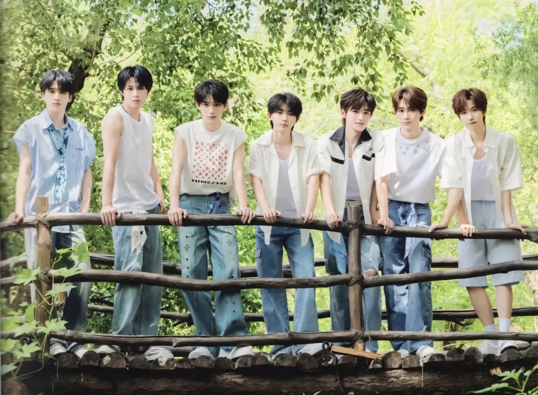 2k时代少年团壁纸｜小木桥背景图片 - 树林「哲风壁纸」