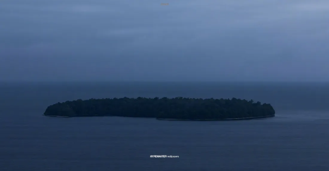 2k小岛壁纸｜湖边背景图片 - 自然风景「哲风壁纸」