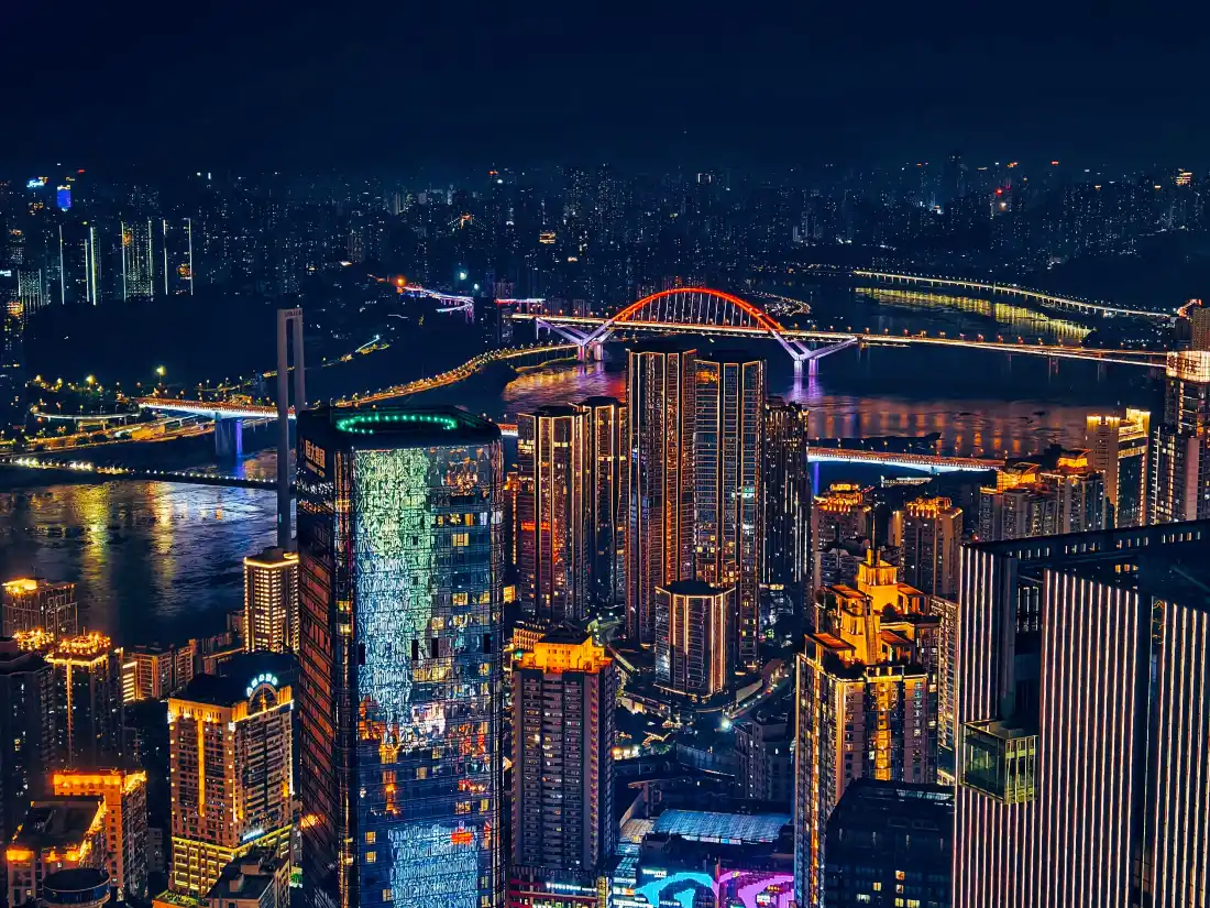 4k重庆夜景壁纸｜城市背景图片 - 繁华都市「哲风壁纸」