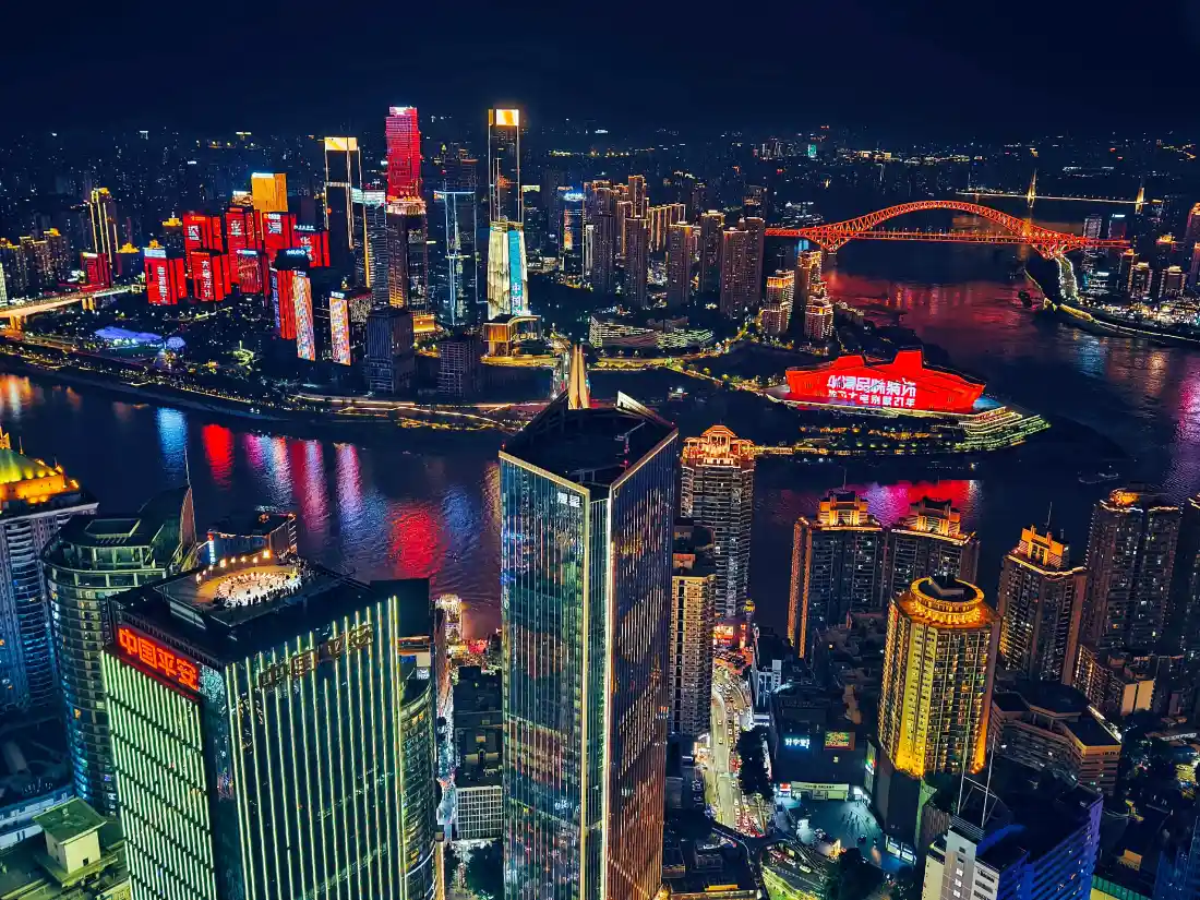 4k重庆夜景壁纸｜城市风光背景图片 - 高楼大厦「哲风壁纸」