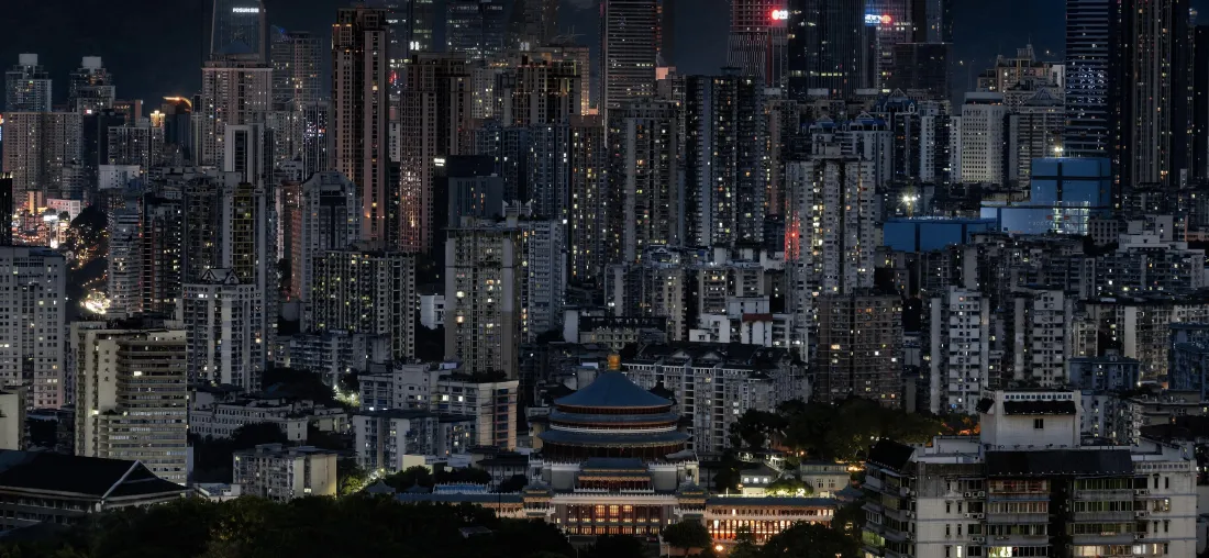 4k重庆夜景壁纸｜重庆背景图片 - 繁华都市夜景「哲风壁纸」