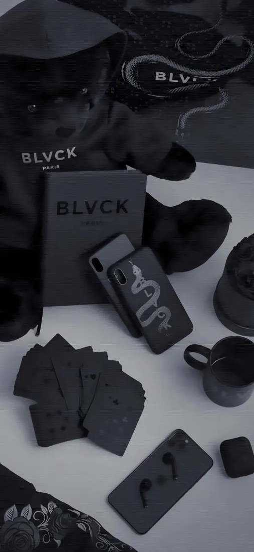 BLVCK手机壁纸｜黑色背景图片 - 简约暗黑风格「哲风壁纸」