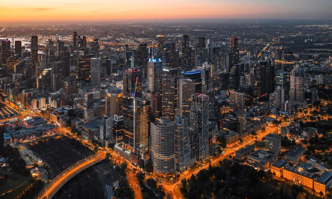 5k悉尼夜景壁纸｜悉尼背景图片 - 澳大利亚城市风光「哲风壁纸」