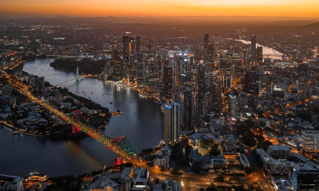 5k悉尼壁纸｜城市夜景背景图 - 澳大利亚黄昏「哲风壁纸」