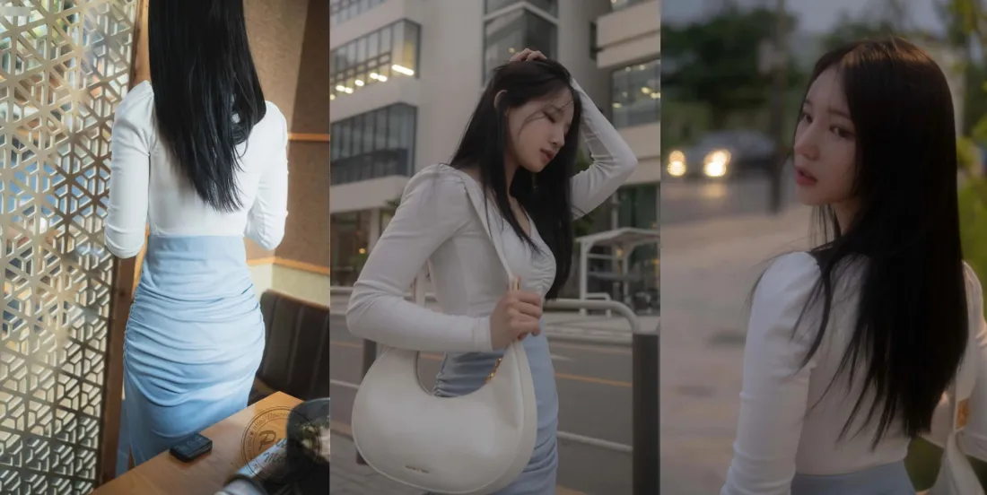 2k长发美女壁纸｜城市街道背景图片 - 时尚穿搭「哲风壁纸」