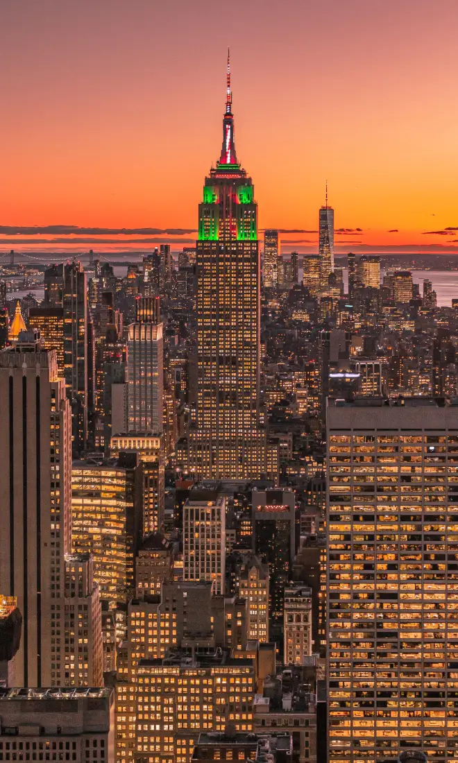 帝国大厦手机壁纸｜纽约背景图片 - 城市夜景「哲风壁纸」
