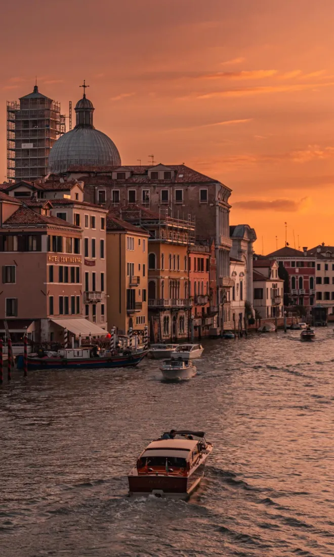 威尼斯黄昏｜运河背景图片 - 欧洲游玩「哲风壁纸」