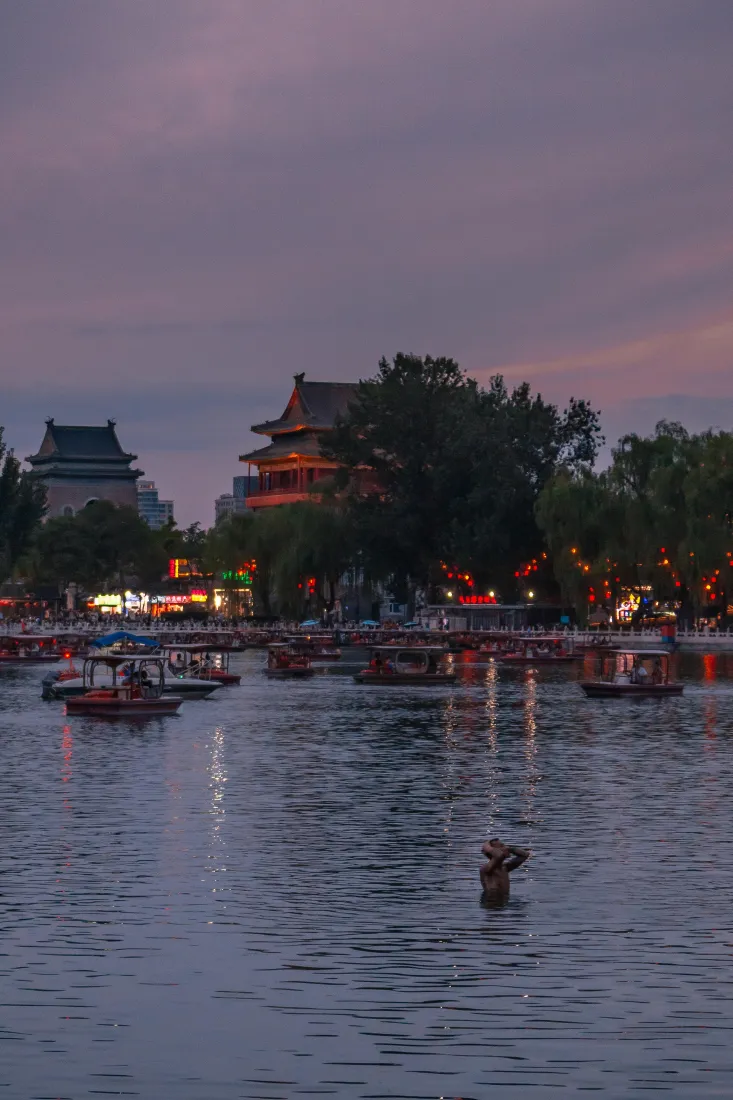 北京什刹海手机壁纸｜北京夜景背景图片 - 中国「哲风壁纸」