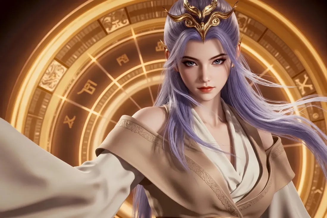 4k云霄壁纸｜金色符文背景 - 师兄啊师兄「哲风壁纸」