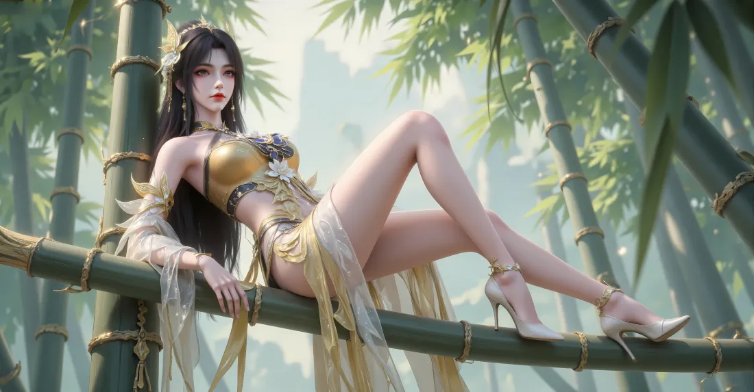 6k王曦壁纸｜竹林背景图片 - 完美世界「哲风壁纸」