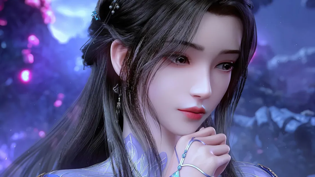 6k李慕婉壁纸｜紫色玄幻背景图 - 仙逆「哲风壁纸」