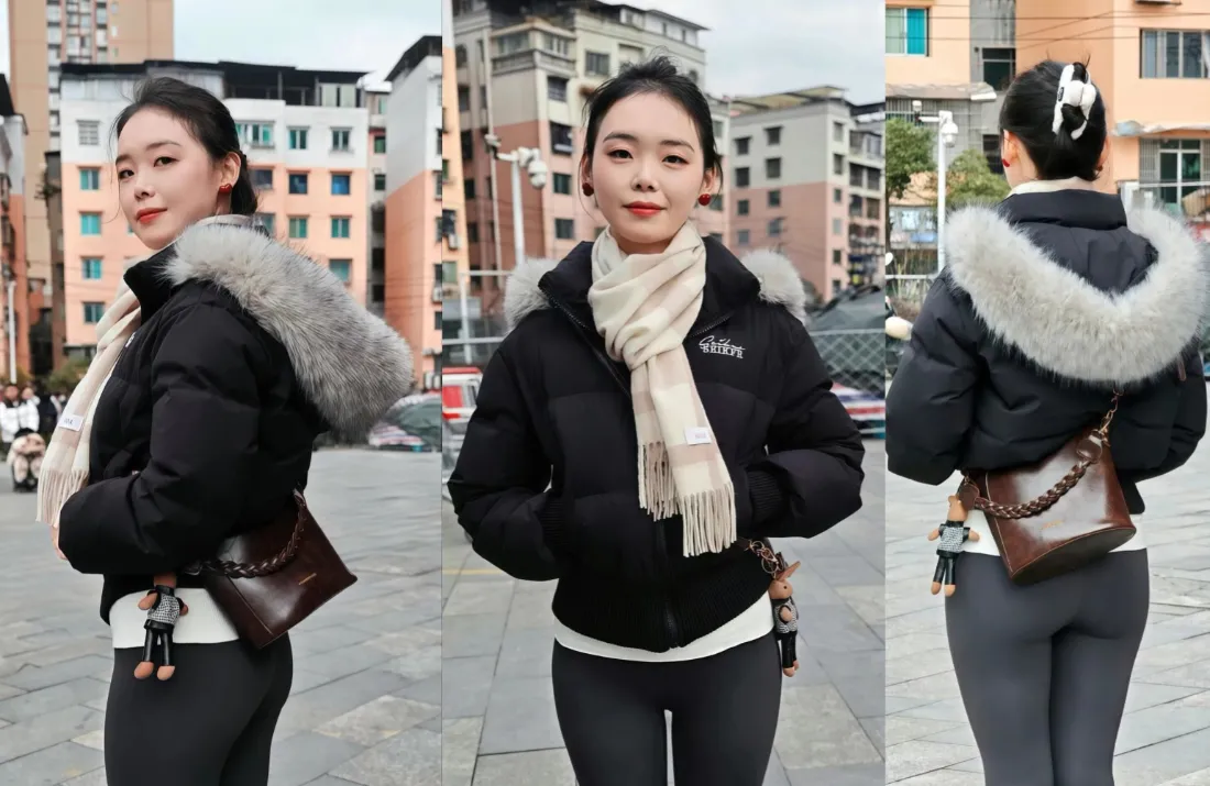 2k美女壁纸｜城市街道背景图片 - 冬季时尚穿搭「哲风壁纸」