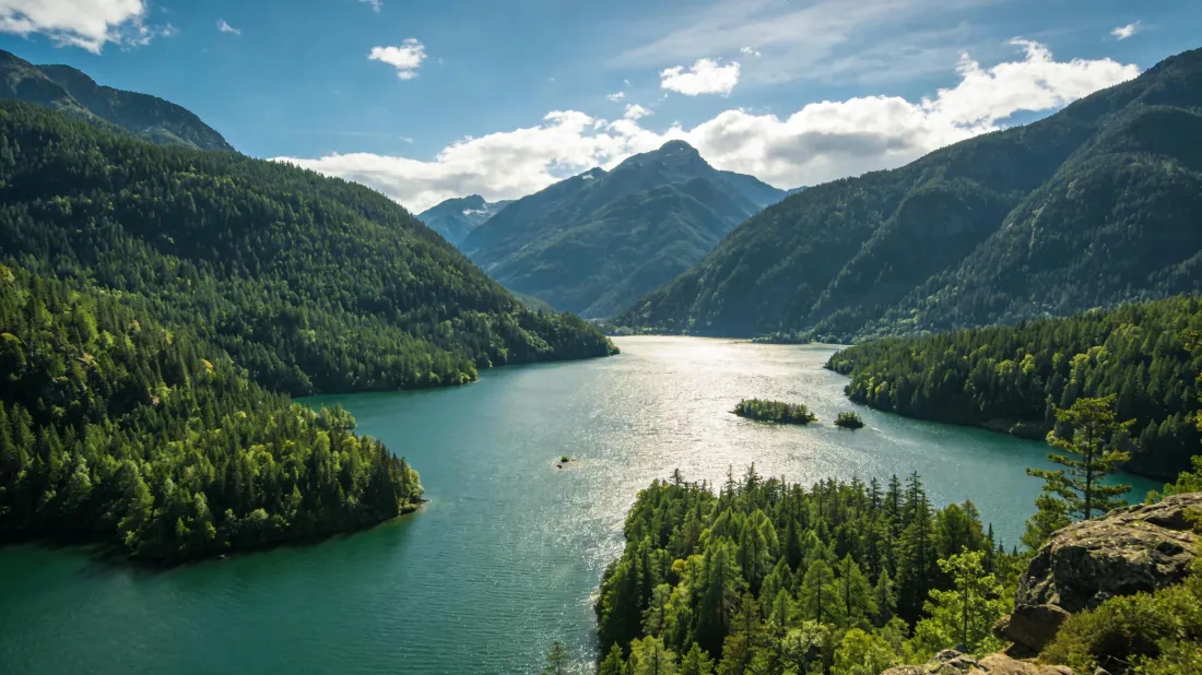 3k自然风景壁纸｜青山绿水背景图片 - 湖泊森林「哲风壁纸」