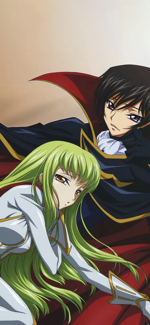 反叛的鲁鲁修手机壁纸｜动漫背景图 - CC与鲁鲁修「哲风壁纸」