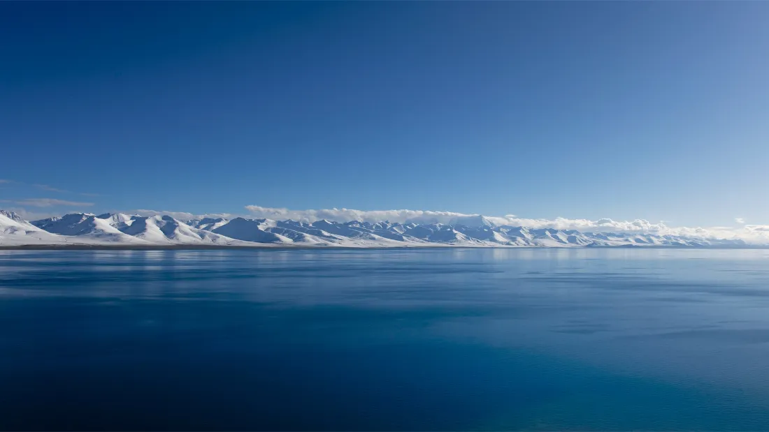 2k纳木措湖壁纸｜自然背景图片 - 圣湖雪山蓝天「哲风壁纸」