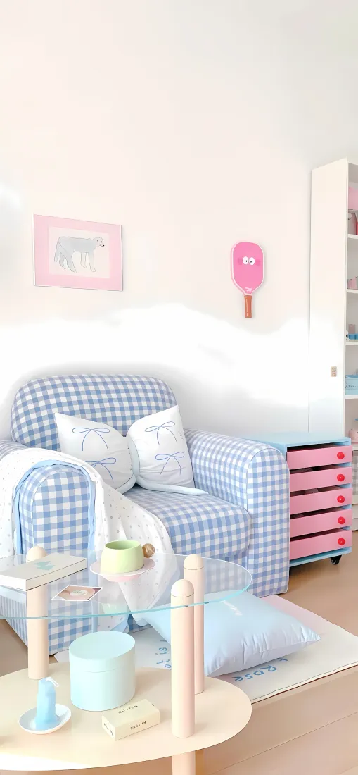 ins风家具手机壁纸｜清新背景图片 - 儿童房布置「哲风壁纸」
