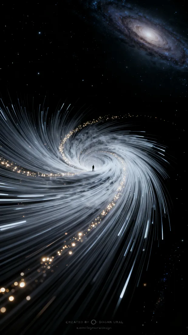 溯光手机壁纸｜星云背景图片 - 科幻宇宙漩涡「哲风壁纸」