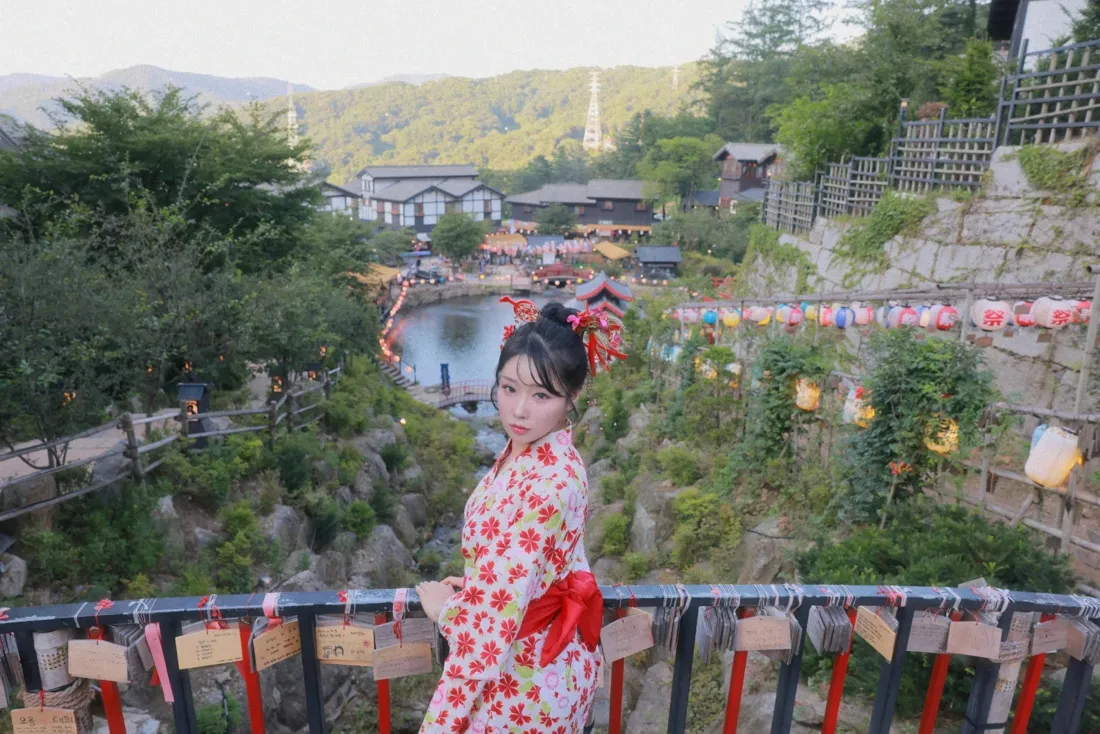 和服美女手机壁纸｜日式风景背景图片 - 许愿牌「哲风壁纸」