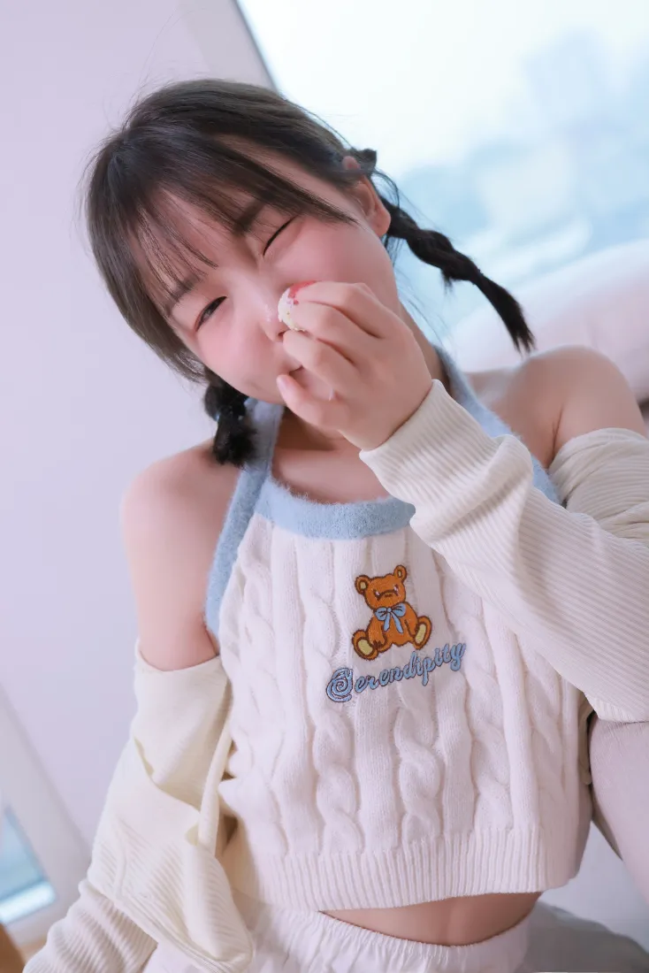 双马尾女孩手机壁纸｜居家背景图片 - 休闲可爱「哲风壁纸」