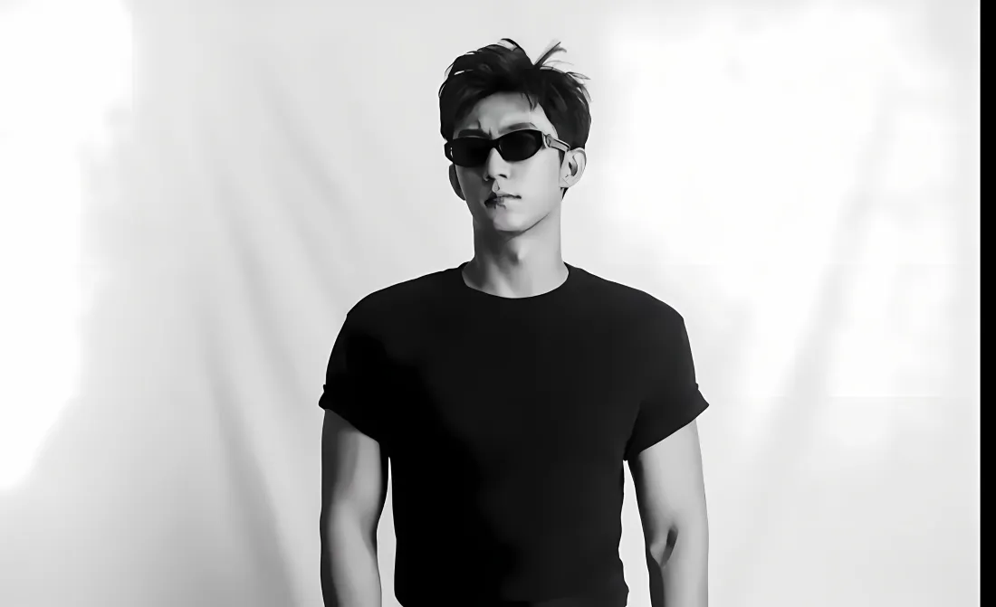 3k黄景瑜壁纸｜黑白背景图片 - 简约酷帅「哲风壁纸」