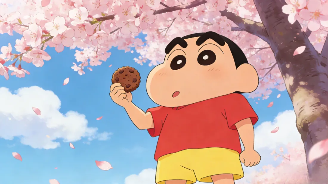 3k蜡笔小新壁纸｜樱花背景图片 - 二次元童趣「哲风壁纸」