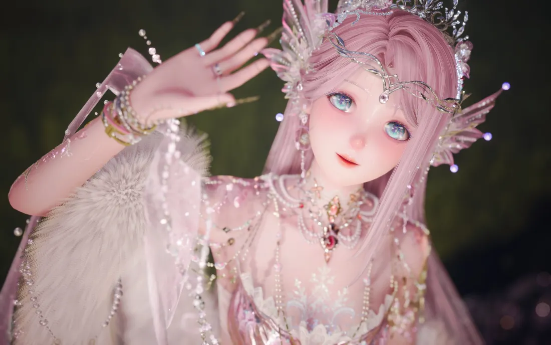 3k暖暖壁纸｜夜晚背景图片 - 华丽服饰「哲风壁纸」