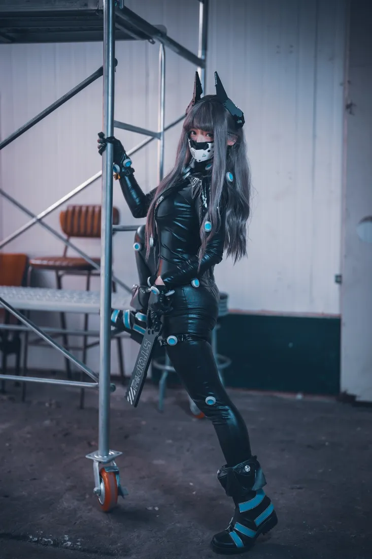 赛博朋克机械角色手机壁纸｜工业风背景图片 - 未来穿越「哲风壁纸」