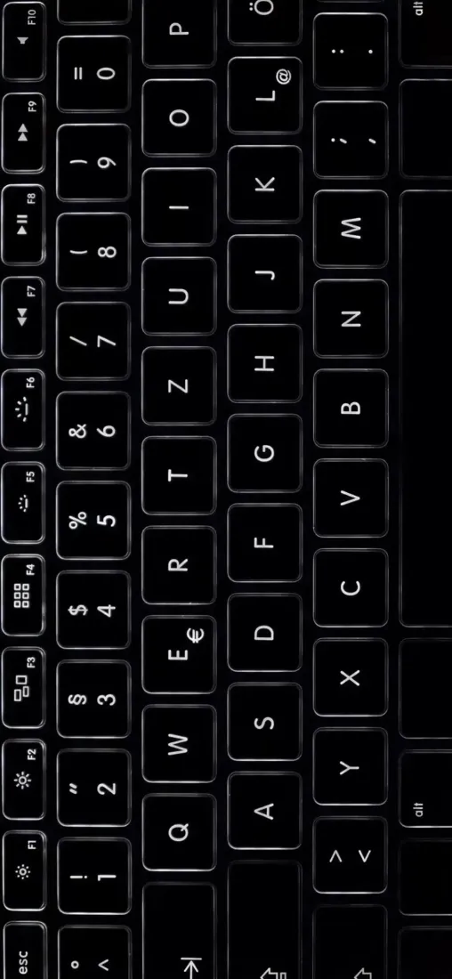 键盘手机壁纸｜黑色背景图片 - 手机键盘特写「哲风壁纸」