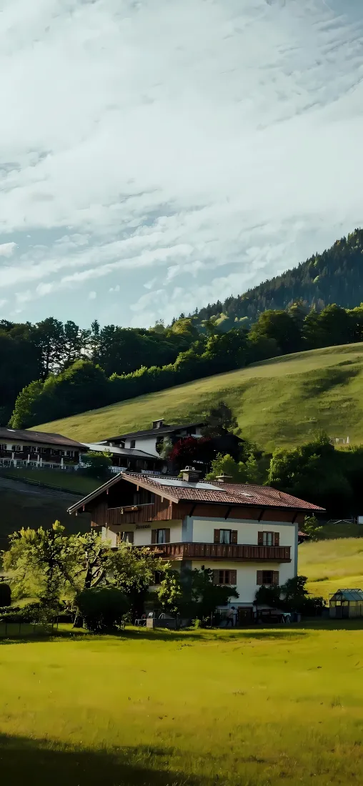 草原房屋手机壁纸｜田园背景图片 - 乡村自然风景「哲风壁纸」