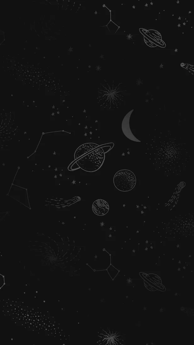 星空暗黑手机壁纸｜宇宙背景图片 - 星球月亮星云「哲风壁纸」