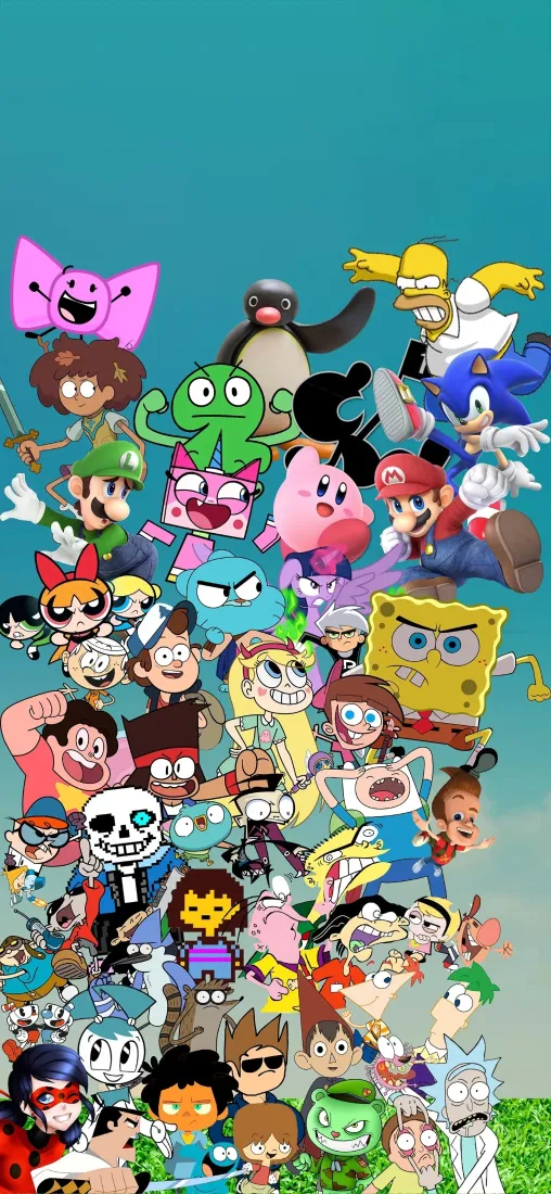 卡通角色合集手机壁纸｜动漫背景图片 - 海绵宝宝派大星「哲风壁纸」