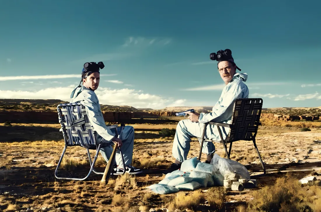 3k绝命毒师壁纸｜荒漠背景图片 - 沃尔特·怀特 杰西·平克曼「哲风壁纸」