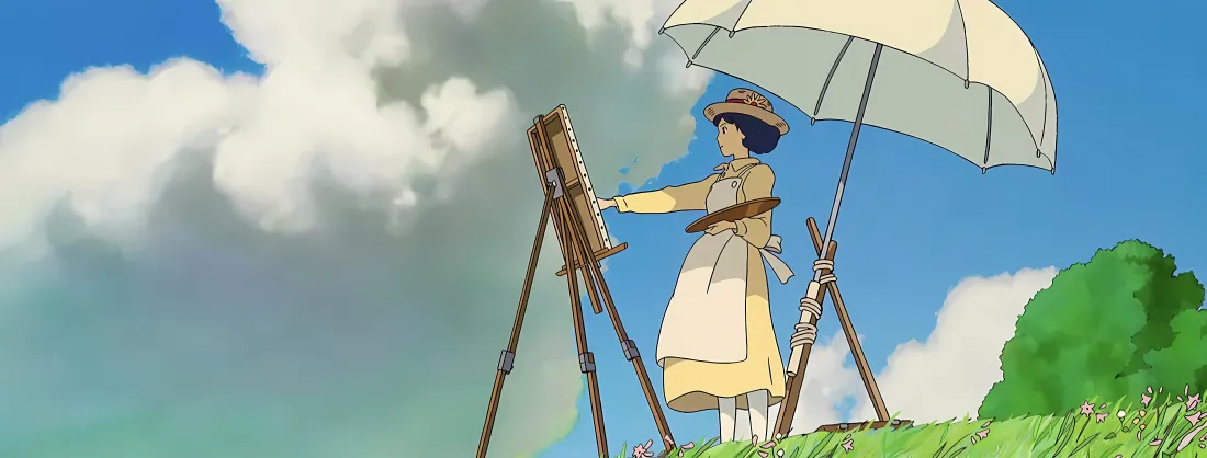 4k起风了壁纸｜菜穗子背景图 - 宫崎骏动画「哲风壁纸」