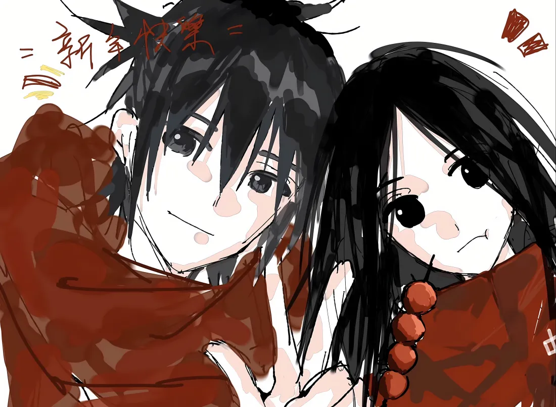 4k一人之下壁纸｜冯宝宝张楚岚背景图片 - 手绘红衣「哲风壁纸」