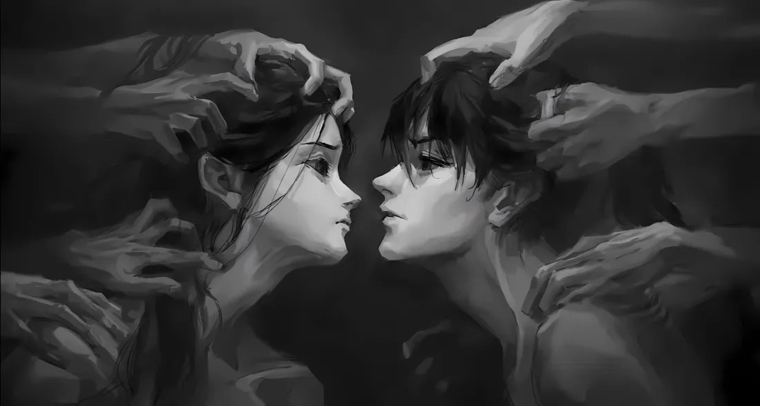 3k一人之下壁纸｜黑白背景图片 - 冯宝宝张楚岚「哲风壁纸」