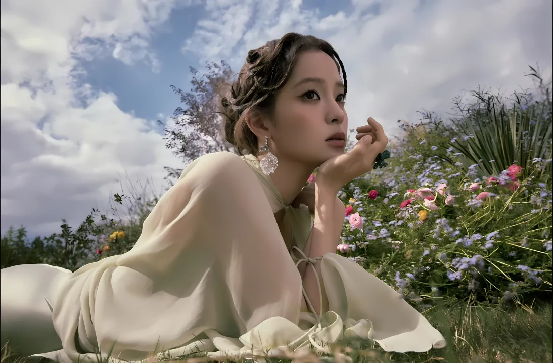 2k欧阳娜娜壁纸｜自然背景图片 - 仙气「哲风壁纸」