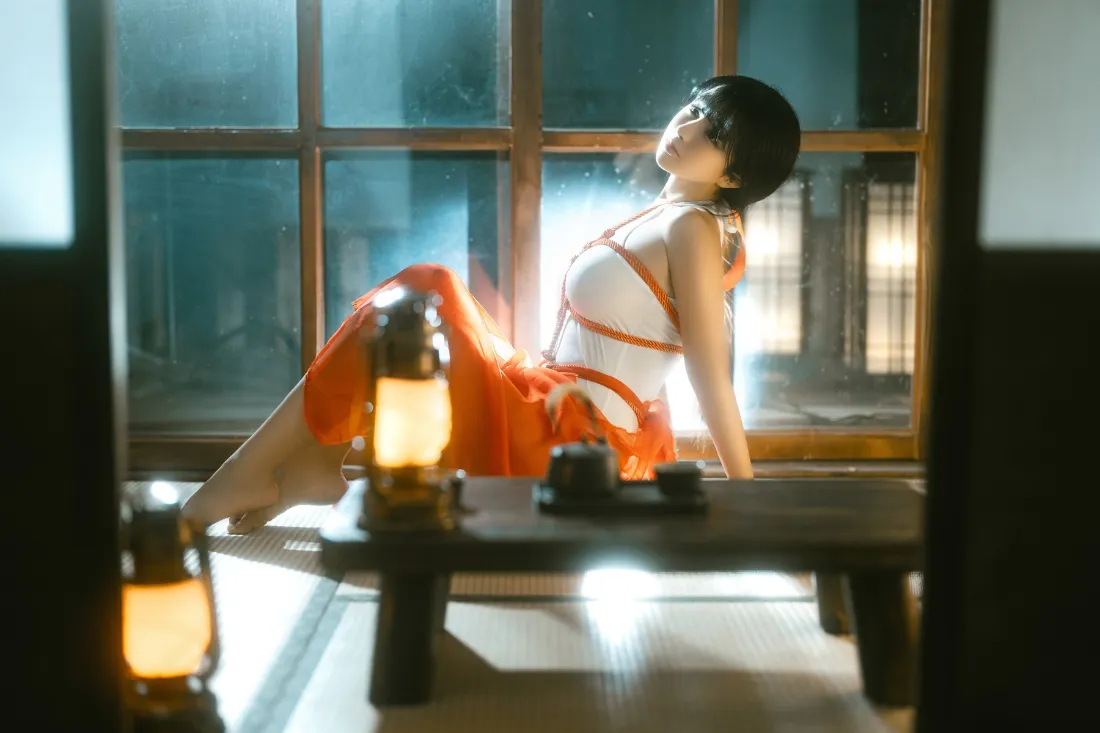 和服女性手机壁纸｜日式居家背景图片 - 年代感暖光「哲风壁纸」