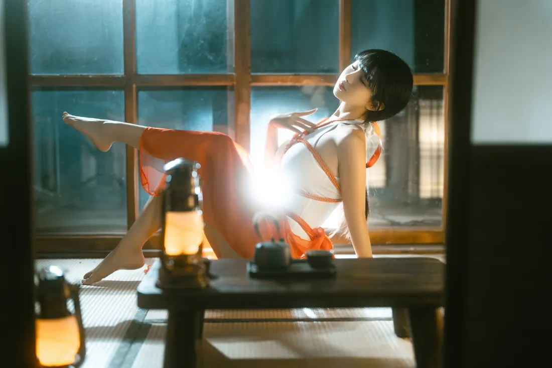 短发女性手机壁纸｜日式房间背景图片 - 居家年代感「哲风壁纸」