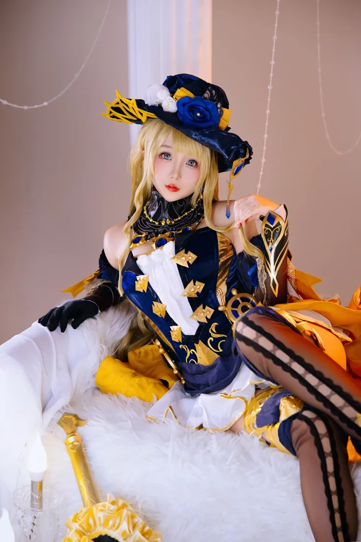 公主cosplay手机壁纸｜华丽服饰背景 - 角色扮演「哲风壁纸」