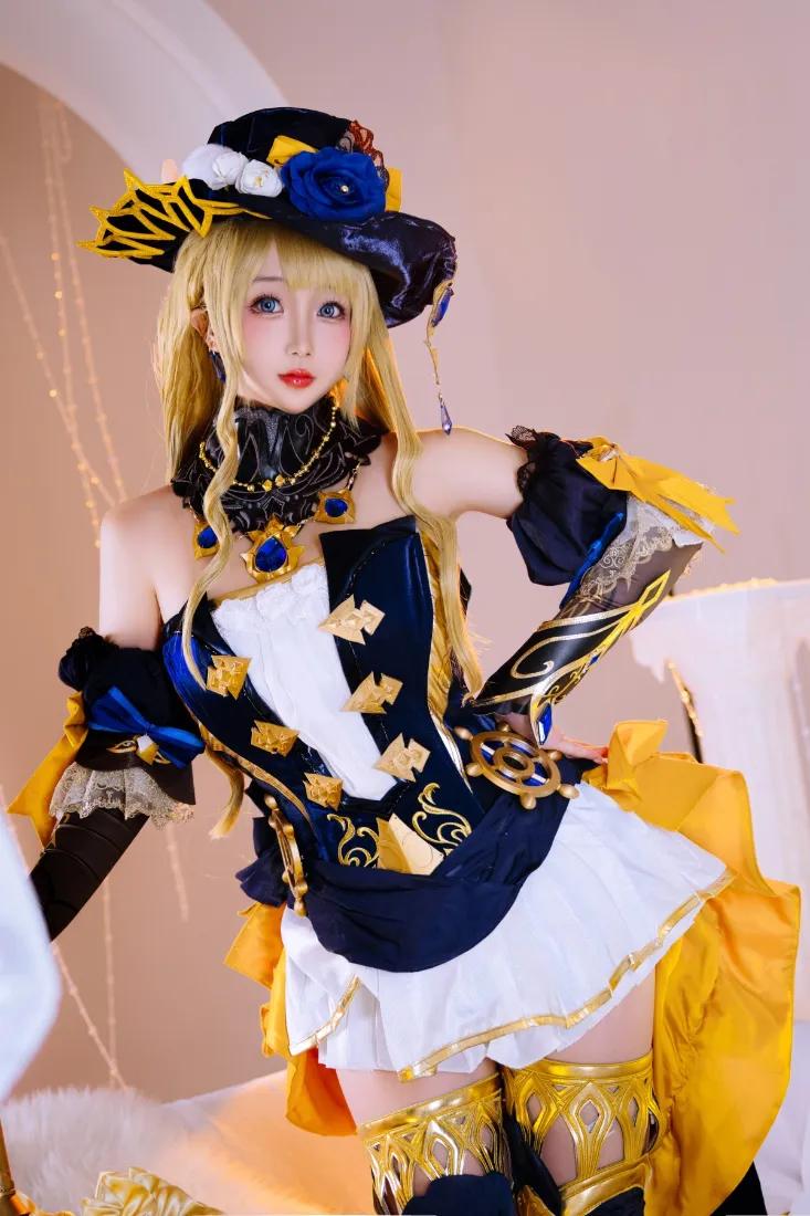 公主cosplay手机壁纸｜华丽服饰背景 - 角色扮演「哲风壁纸」