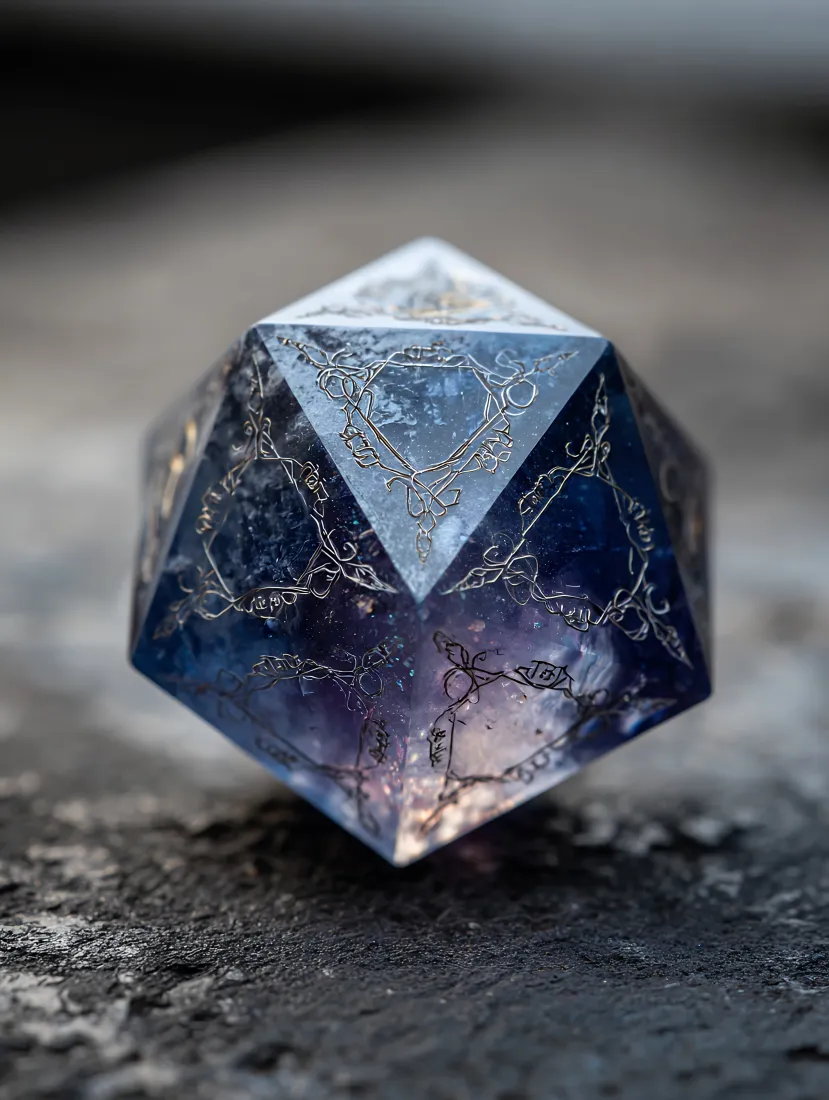 多面体宝石手机壁纸｜深色背景图片 - 晶体矿石「哲风壁纸」