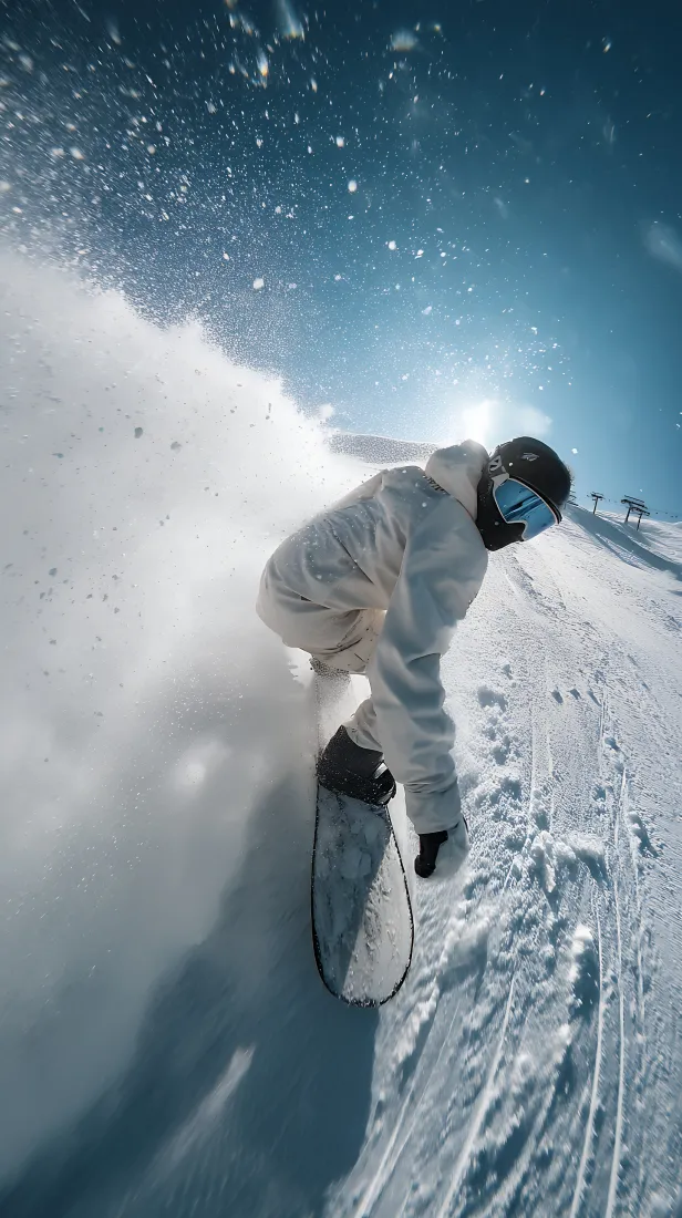 滑雪者手机壁纸｜雪地背景图片 - 滑雪运动「哲风壁纸」