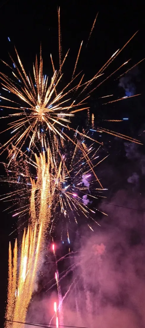 烟花手机壁纸｜节日背景图片 - 绚烂夜空烟火绽放「哲风壁纸」