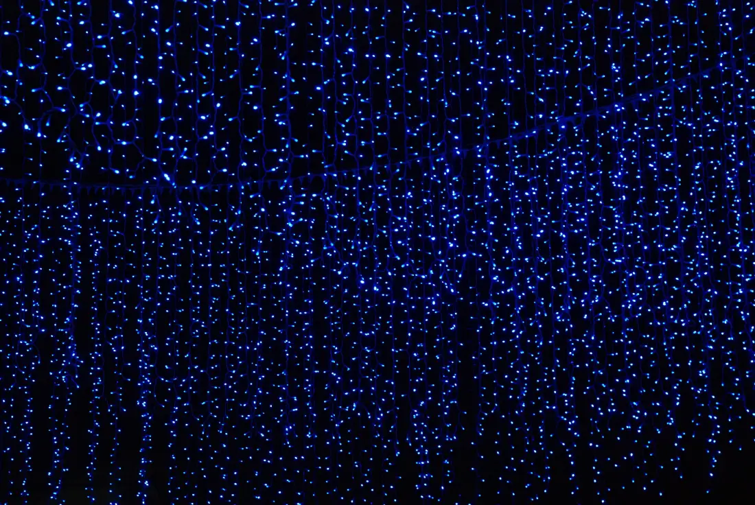 4k蓝色星空壁纸｜蓝色光点背景图片 - 繁星点点「哲风壁纸」