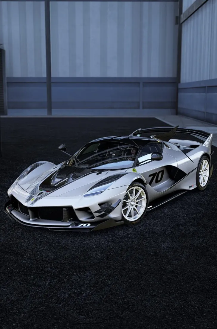 法拉利手机壁纸｜极品飞车·集结背景图片 - 银灰色跑车「哲风壁纸」