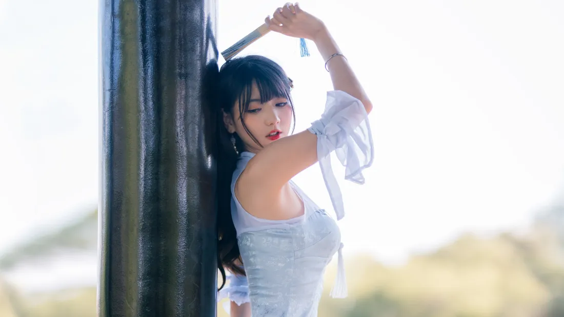 4k古装美女持剑壁纸｜古风背景图片 - 清新自然「哲风壁纸」