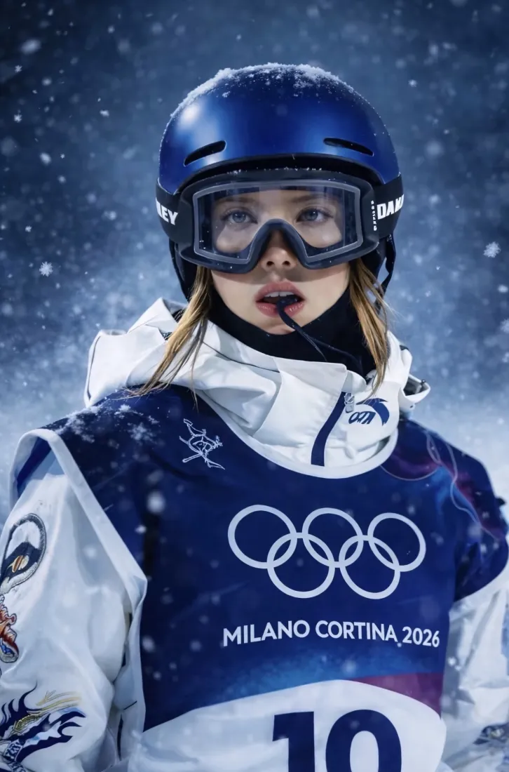 谷爱凌手机壁纸｜冬奥赛场背景图片 - 滑雪装备「哲风壁纸」